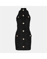 Balmain - Structured Mini Dress - Lyst