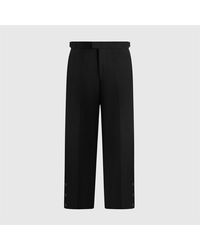Manière De Voir - Boris Relaxed Fit Tailored Button Cuff Trousers - Lyst