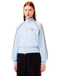 Lacoste - Cropped Zip Jacket - Lyst