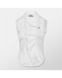 Vivienne Westwood - Viv Sleeveless Tailored Shirt - Lyst