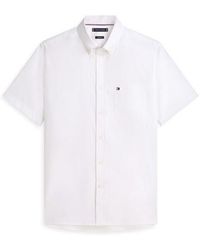 Tommy Hilfiger - Short Sleeve Plain Shirt - Lyst