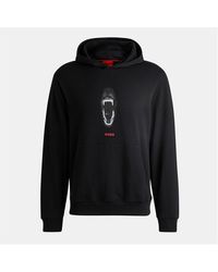 HUGO - Dartchon Hoodie - Lyst