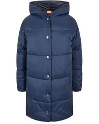 BOSS - Polly Short Puffer Jacket - Lyst