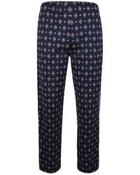 KENZO Medaillons Jacquard Trousers - Blue