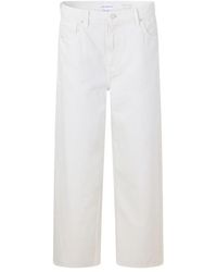GOOD AMERICAN - Structured Denim Straight Leg Jeans - Lyst