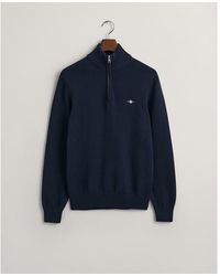 GANT - Casual Cotton Half-zip - Lyst