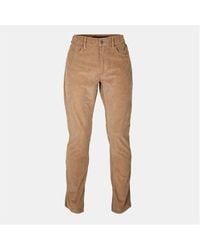 7 For All Mankind - Corduroy Straight Leg Trousers - Lyst
