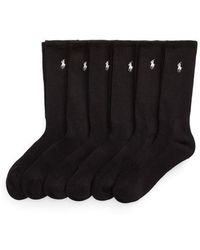 Ralph Lauren - 6 Pack Crew Socks - Lyst
