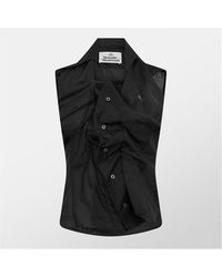 Vivienne Westwood - Viv Sleeveless Tailored Shirt - Lyst