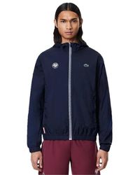 Lacoste - Water Resistant Lightweight Rain Anorak - Lyst