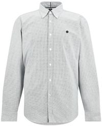 BOSS - Long Sleeve Oxford Shirt - Lyst