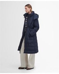 Barbour - Mannue Longline Quilted Jacket - Lyst