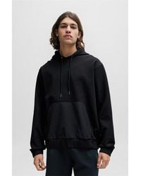 HUGO - Relaxed-Fit Hoodie - Lyst