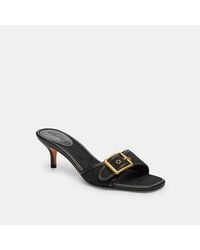 COACH - Margot Kitten Heeled Mules - Lyst