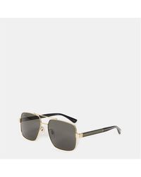 Gucci - Web Aviator Sunglasses - Lyst