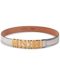 Moschino - Leather Belt - Lyst