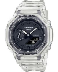 G-Shock - Ga-2100 Translucent Skeleton Octagonal Water Resistant Digital Watch - Lyst