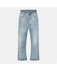 Maison Margiela - Relaxed Fit Mid Rise Straight Leg Jeans - Lyst