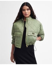 Barbour - Hamilton Quilted Bomber Jacket - Lyst