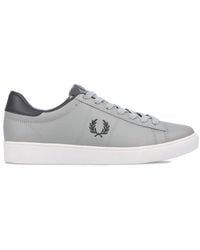Fred Perry - Spencer Leather Trainers Size 6 - Lyst