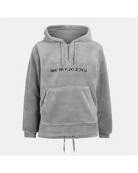 MKI Miyuki-Zoku - Sherpa Partial Zip Relaxed Fit Hoodie - Lyst