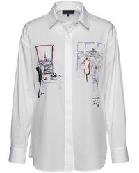KARL LAGERFELD - Sportswear Patterned Long Sleeve Shirt - Lyst