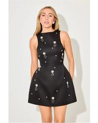 Odd Muse - Mus Crystal Mini Dress - Lyst