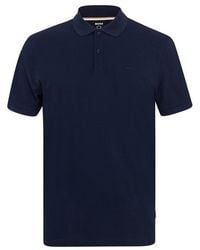 BOSS - Pallas Polo Iconic Logo Embroidered Shirt - Lyst