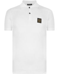 Belstaff - Cotton Pique Polo - Lyst