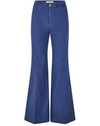 Chloé - Bell Cotton High-Rise Wide Leg Jeans - Lyst