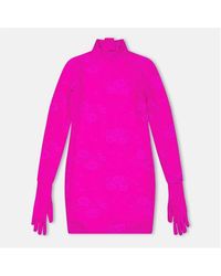 Balenciaga - Asymmetric Wrap Dress - Lyst