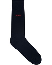 HUGO - 2 Pack Small Logo Crew Socks - Lyst