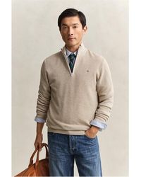 GANT - Crew Neck Jumper - Lyst