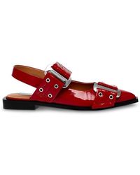 Steve Madden - Grand Ave Buckle Ballet Pumps - Lyst