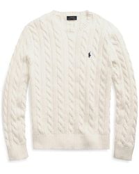Polo Ralph Lauren - Cable Knit Jumper - Lyst