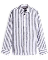 Tommy Hilfiger - Bengal Stripe Long-Sleeve Patterned Shirt - Lyst