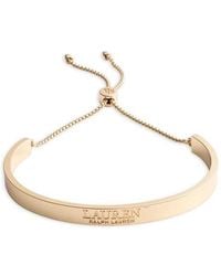 Ralph Lauren - Lauren Ralph Lauren Logo Slider Bracelet - Lyst