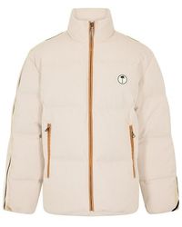 Palm Angels - Tree Logo Corduroy Down Short Puffer Jacket - Lyst