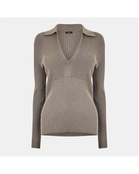 JOSEPH - 'S Long Sleeve Tailored Maxi Dress - Lyst