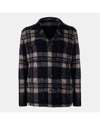 Pal Zileri - Check Tailored Fit Overshirt - Lyst
