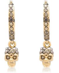 McQueen - Skull Earrings - Lyst