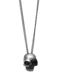 McQueen - Skull Pendant Necklace - Lyst