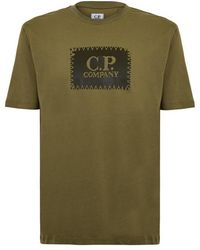 C.P. Company - Block Logo T-shirt - Lyst