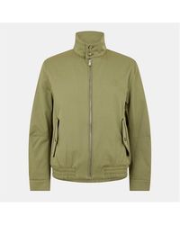 BOSS - H-Coiner-253 Ribbed Cuffs Full-Zip Harrington Jacket - Lyst