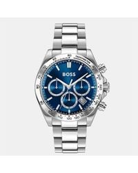 BOSS - Gents Hero 2.0 Chrono Stainless Steel Watch - Lyst