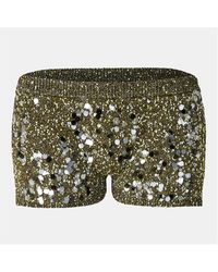Gucci - Sequin Knit Shorts - Lyst