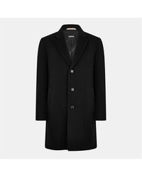 BOSS - Hyde Overcoat - Lyst