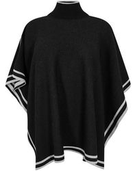 BOSS - Lalena Poncho Midweight Scarf - Lyst