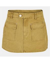 The Couture Club - Washed Mini Skort - Lyst
