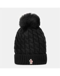 Moncler - Bobl Knitted Beanie - Lyst